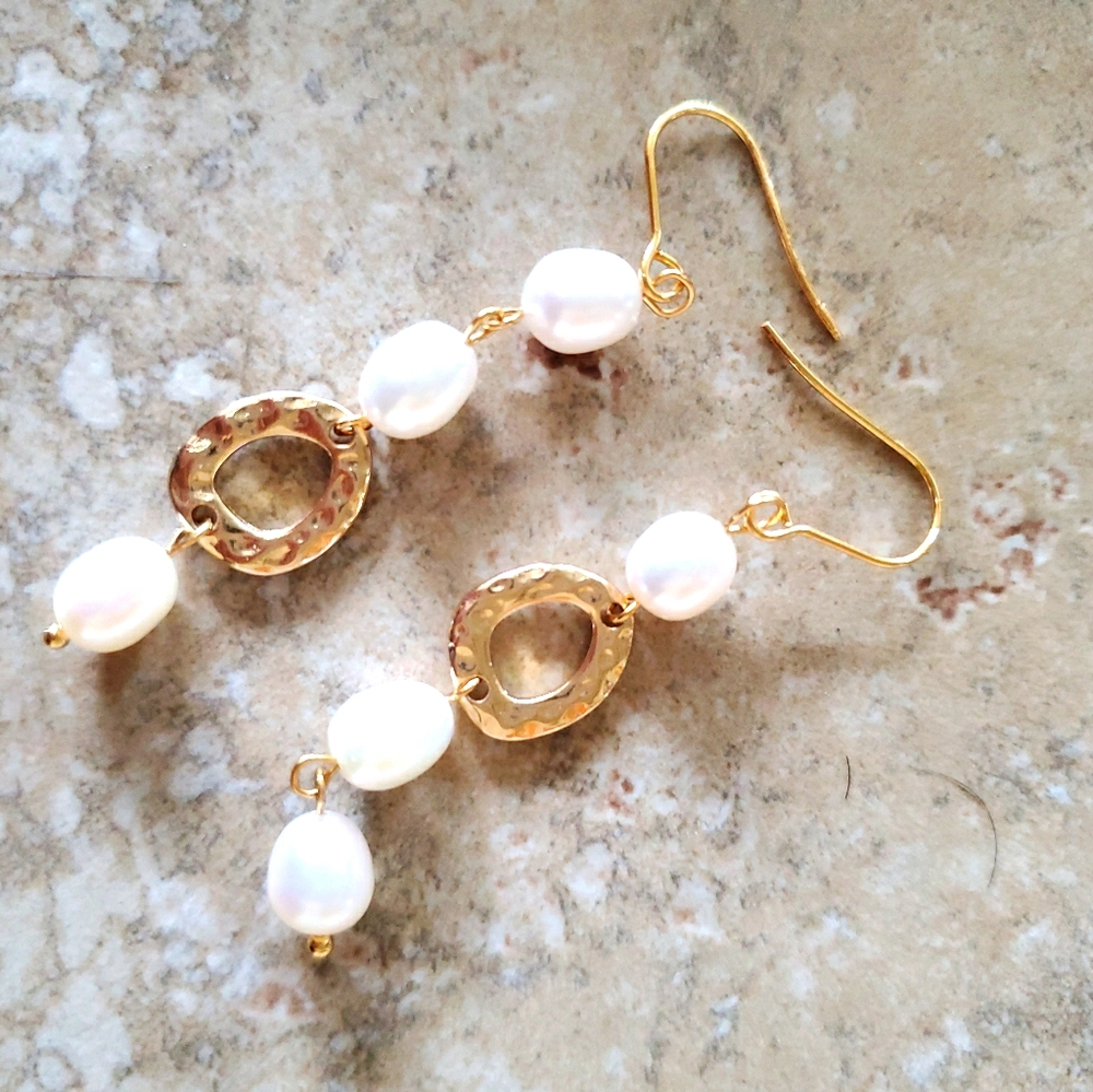 Pearl earrings